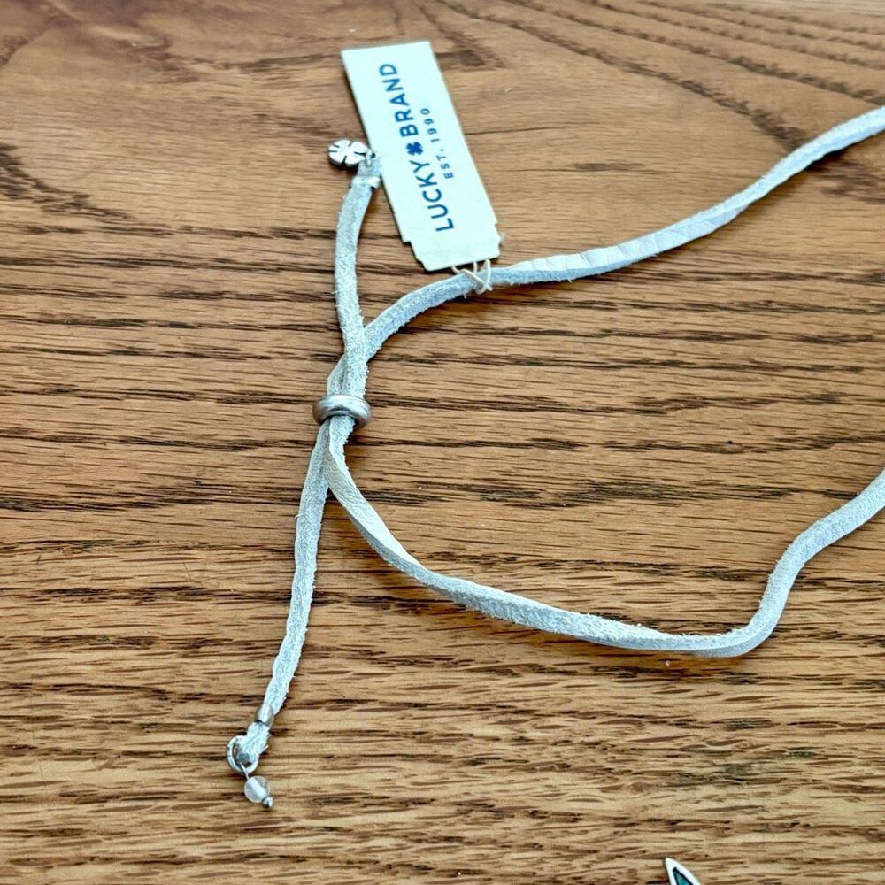 Lucky Brand | Articulated Fish Pendant Necklace | 36” Adjustable - Picture 4 of 4